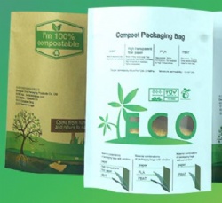 Biodegradable Stand Up Zipper Pouch